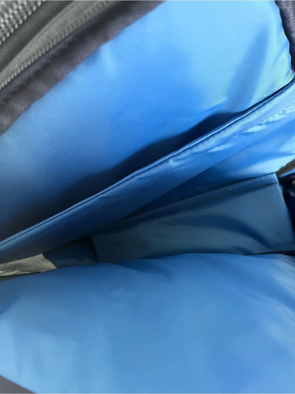 EBAGS Blue Professional Laptop Weekender Zip Pockets Adjustable Straps Backpack